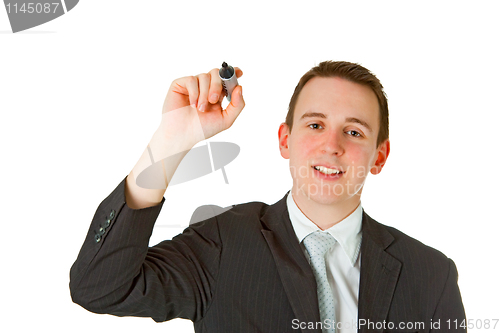 Image of Businessman with marker