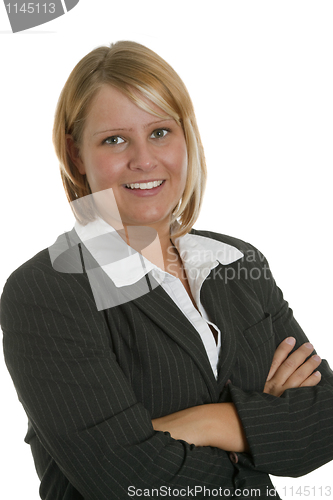 Image of Friendly businesswoman