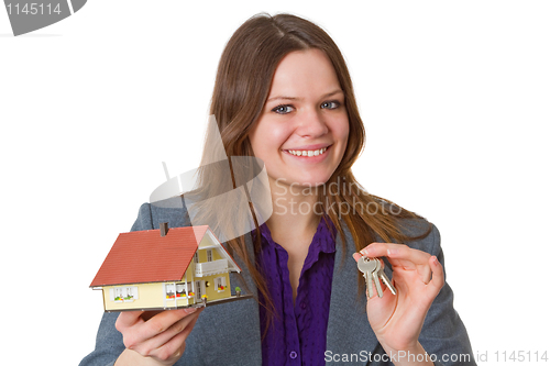 Image of Female real estate agent