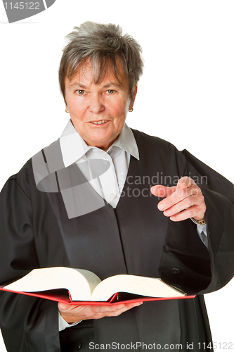 Image of Lawyer with Statute book