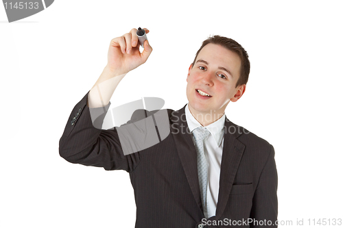 Image of Businessman with marker
