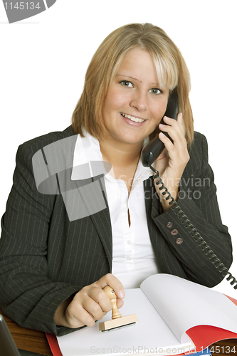 Image of Freindly Businesswoman