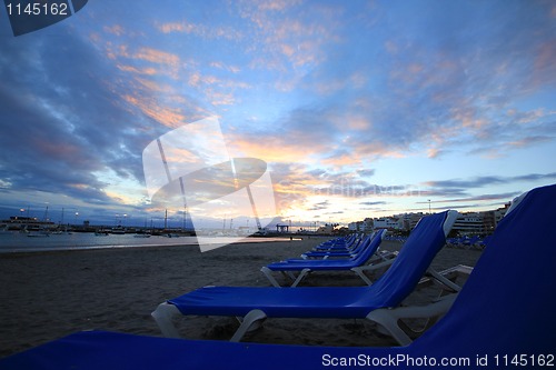 Image of Los Cristianos harbor.