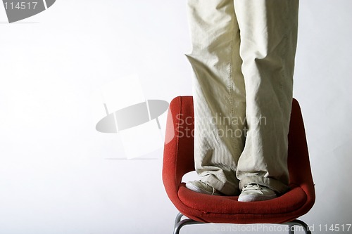 Image of Feet on a Chair