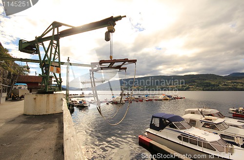 Image of Boats on the marina.