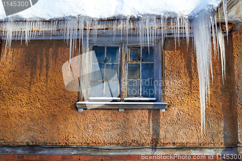 Image of Windows Beneath Icicles