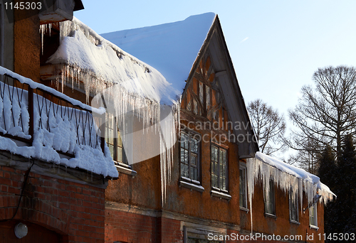 Image of Windows Beneath Icicles