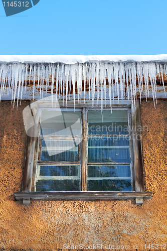 Image of Windows Beneath Icicles