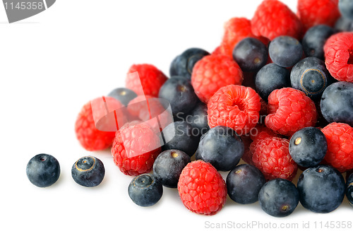 Image of Raspberries & Blueberries