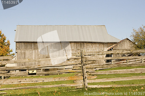 Image of Barn and Fence
