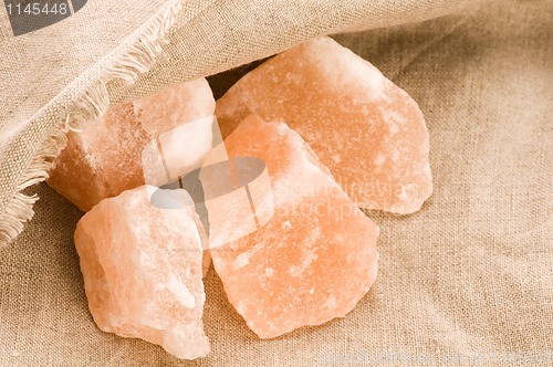 Image of Pink salt of Hymalayas. mineral 