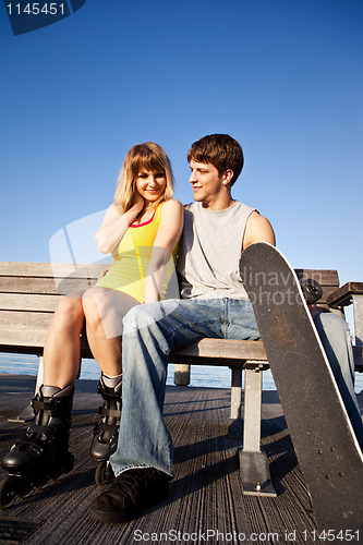 Image of Young couple in love