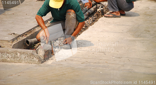 Image of street worker