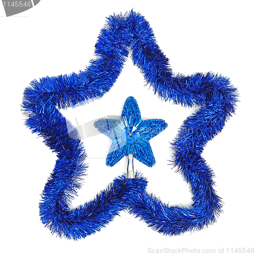 Image of Blue star and garland