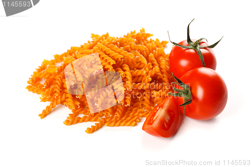 Image of Pasta with natural red colorant