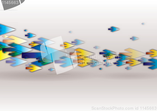 Image of Arrow business background
