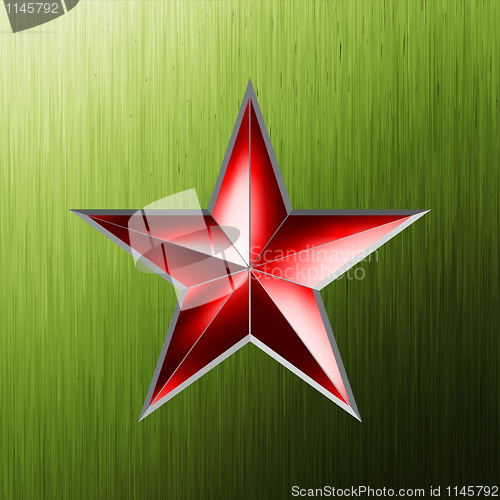 Image of Festive background with red star. EPS 8