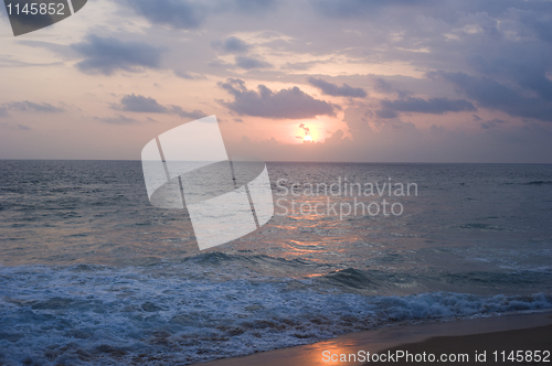 Image of Ocean and Sunset