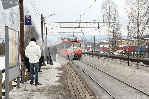 Image of Trainstation in winter