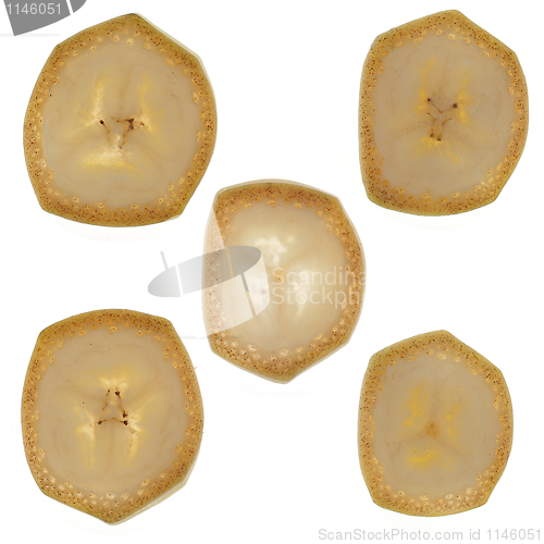 Image of Slices of banana