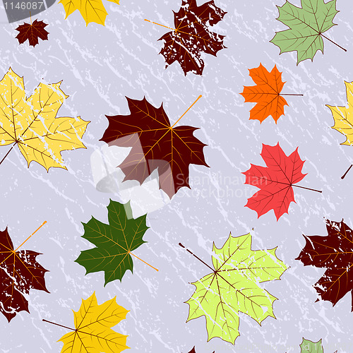 Image of Autumn seamless grunge pattern