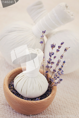 Image of lavender massage stamps