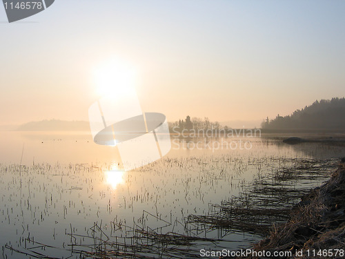 Image of Dawn in march. JÃ¤rna, Sweden.