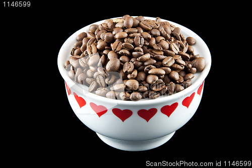 Image of I love coffee beans