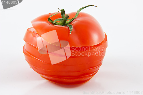 Image of Single sliced tomatoe