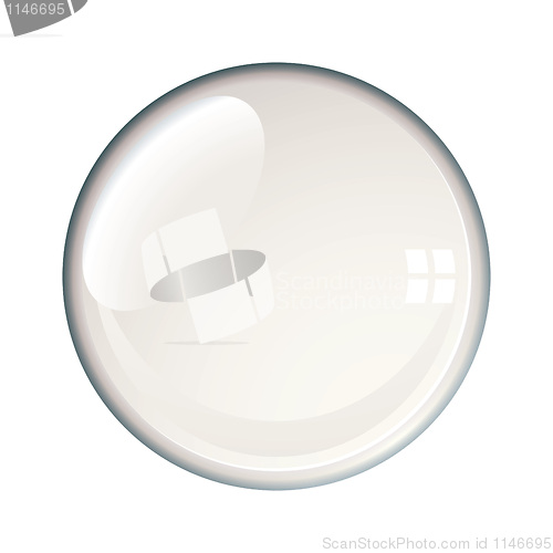 Image of Badge blank bubble