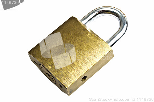 Image of Padlock isolated on white