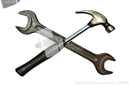 Image of Hammer and wrench