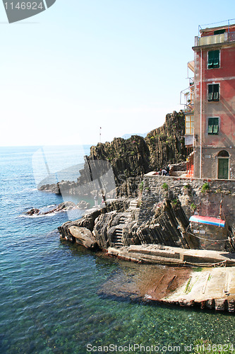 Image of Italy. Cinque Terre. Riomaggiore village