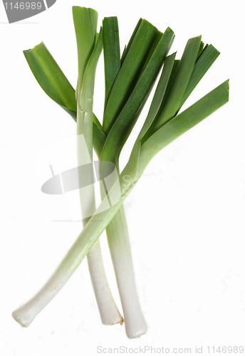 Image of Three leeks