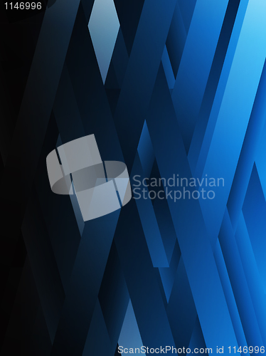 Image of Blue abstract geometric lines background.