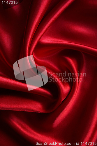 Image of Smooth elegant red silk 