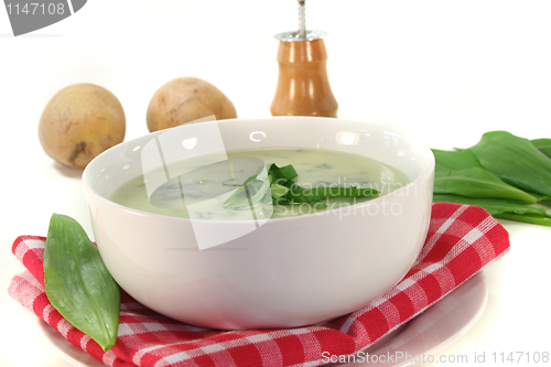 Image of Wild garlic soup