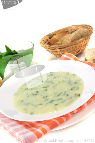 Image of Wild garlic soup