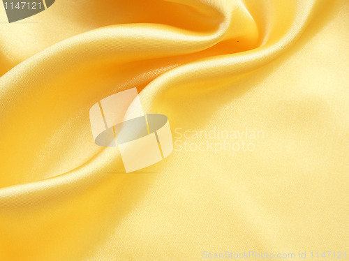 Image of Smooth elegant golden silk 