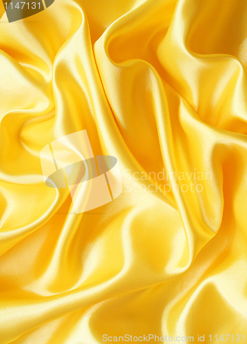 Image of Smooth elegant golden silk 