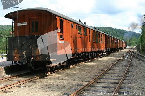 Image of Old train in Norway.