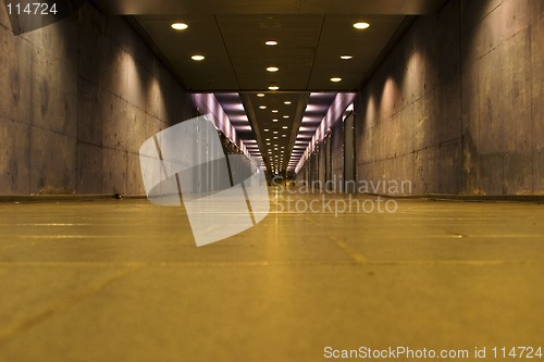 Image of Empty Abandoned Tunnel
