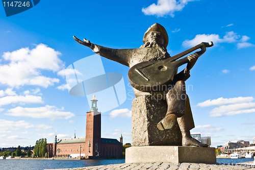 Image of Evert Taubes terrass and Stockholm city hall 