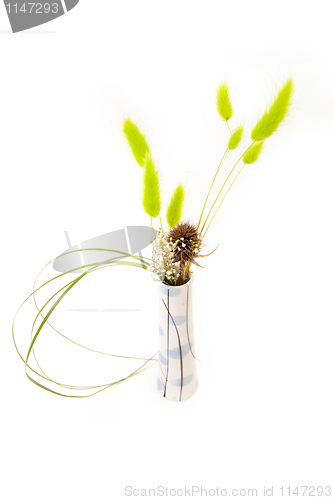 Image of Vase with grasses