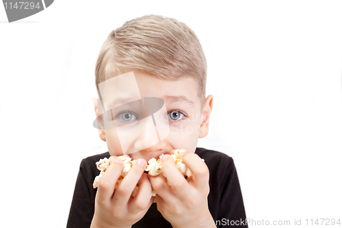 Image of boy popcorn