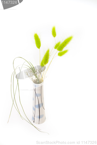 Image of Vase with grasses