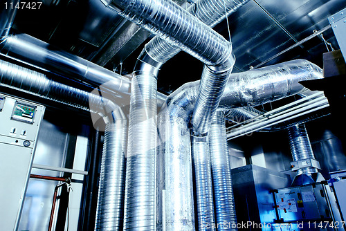 Image of Ventilation pipes of an air condition