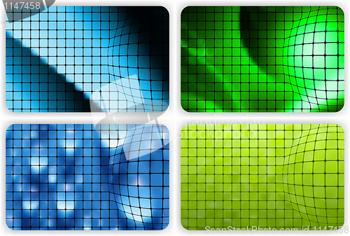 Image of Mosaic card template. EPS 8
