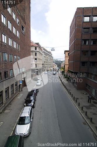 Image of Oslo, Norway street.