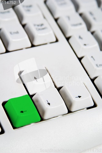 Image of Arrow Keys Left Green